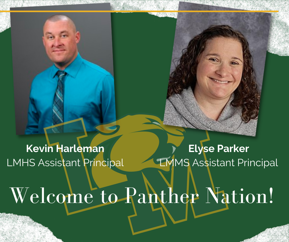 headshots of new assistant principals on a green little miami background